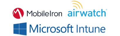 AirWatch MobileIron Microsoft